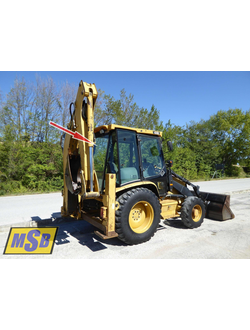Стекло заднее верхнее на Caterpillar 428d, Caterpillar 432d