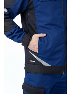 Куртка BRODEKS KS202 цв. синий/чёрный