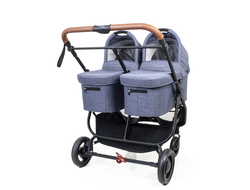 Коляска для двойни 2в1 Valco baby Snap Duo Trend Denim