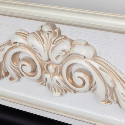 Угловой электрокамин Anita WT с очагом 3D Oregan