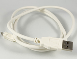 Electric, Cable USB for SPIKE Prime, USB A-Type Male to USB Micro-B-Type Male Length 1 meter/3 Feet, White (39881c01 / 6277572)
