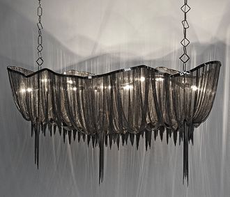 Люстра Atlantis Aluminium Chain Chandelier