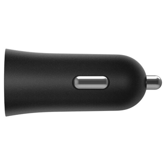 Зарядное устройство автомобильное BELKIN, кабель Type-C 1,2 м, серое, F7U032bt04-BLK