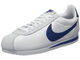 Nike Cortez Blue (Белые с синим) сбоку