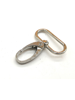 Карабин для сумок, 40*50 мм (32 мм) серебро