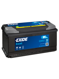 АККУМУЛЯТОР АВТОМОБИЛЬНЫЙ EXIDE EXCELL EB852 R+ 85Ah 760А (En)