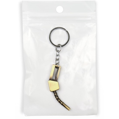 Брелок «Пистолет бензобака» металл, МЕДНЫЙ