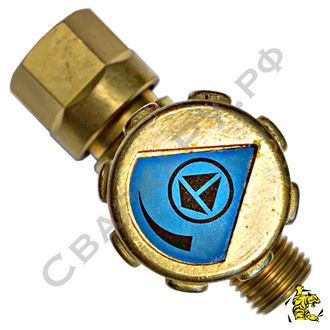 Вентиль машинный для регулирования подачи кислорода Messer подогревающий кислород G1/4 - G1/4