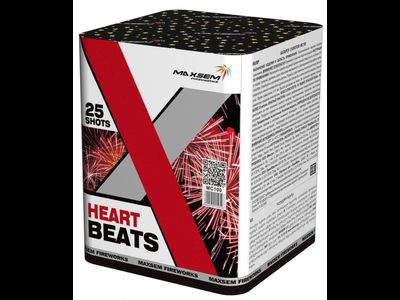 Батарея салютов HEART BEATS MC100 MAXSEM | Neva-Salut.com