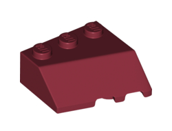 Wedge 3 x 3 Sloped Left, Dark Red (42862 / 6257448)