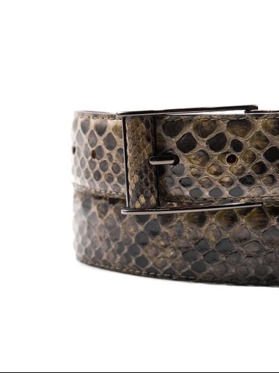 Ремень мужской 38 мм PY-z-0005 из змеиной кожи