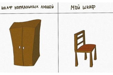 У каждого свой шкаф