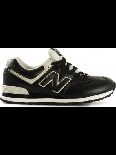 New Balance 574 Black Leather