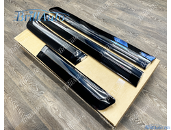 Молдинги Lexus LX 570 черные с хромом 2007-2015