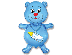 Медвежонок синий