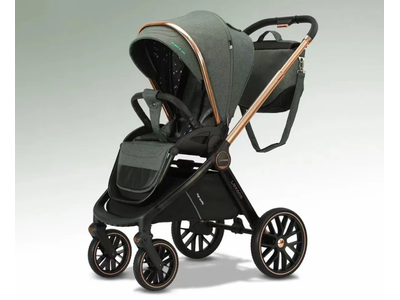 Детская коляска Luxmom 788 (реверсивный блок) Темно-зеленый
