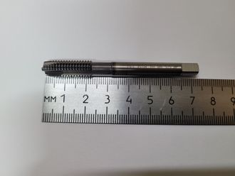 Метчик для сквозных отверстий кобальтовый М8 (шаг 1.25 мм) HSS-E
