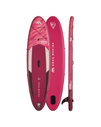 SUP BOARD НАДУВНОЙ Aqua Marina Coral с веслом 10'2", S22