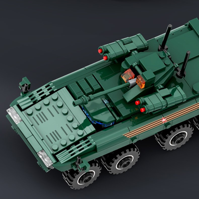 Российский бронеавтомобиль Бумеранг VPK-7829 Wange 3516