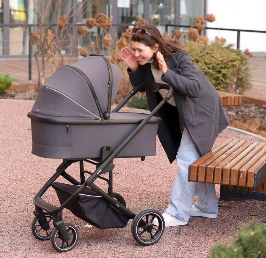 Carrello Alfa 2в1 Feather Grey рама лак