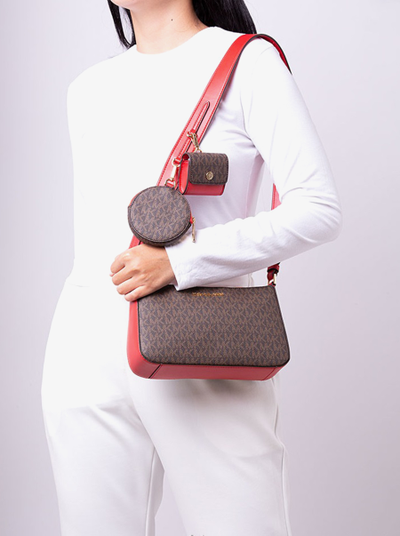 Сумка женская Michael Kors Jet Set Small Red