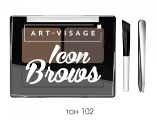Брови - Art-Visage Двойные тени для бровей ICON BROWS 102