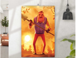 Перекидной календарь Привет Сосед/ Hello Neighbor №19