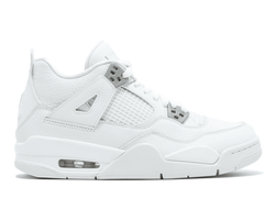 Nike Air Jordan Retro 4 Pure Money (Полностью белые) фото