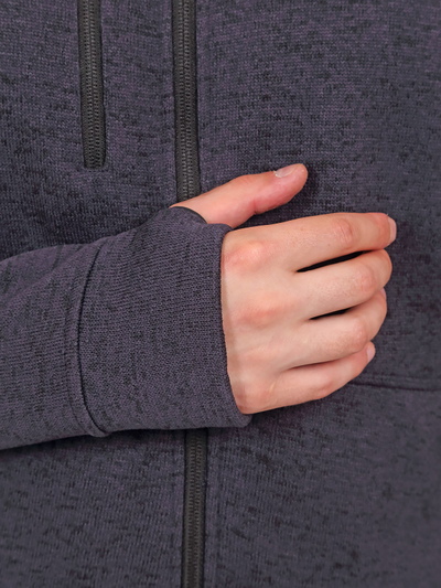 Куртка (свитер) флисовая SSC 3318-58, цв. темно-синий