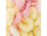 Желто-розовый арт.6369 Puffy color 100% микрополиэстер 100 гр 9 м
