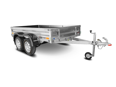 Прицеп «Спутник Moto» (2530x1440x330) двухосный, оцинкованная рама, с силовым подрамником