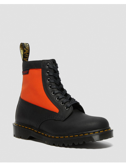 DR. MARTENS 1460 PANEL MADE IN ENGLAND LEATHER LACE UP BOOTS