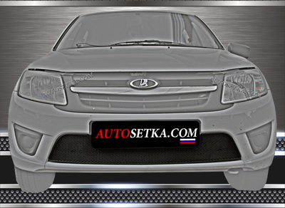 Premium защита радиатора для Lada Granta Liftback (2014-2018)