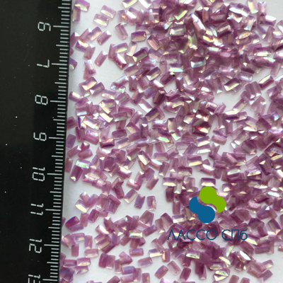 Глиттер спенгл блестки Розовый Иридисцент Прямоугольник 2 х 4 мм 10 г