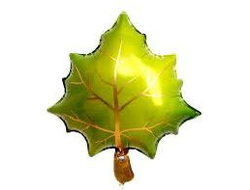 Лист кленовый зеленый (размер шара 58 см)