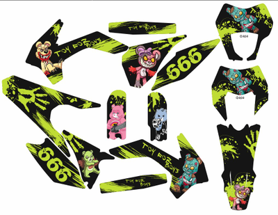 Наклейки BSE Z1,  Kayo K1, GR1 ,Motoland wrx 250 2017 2018 №2010