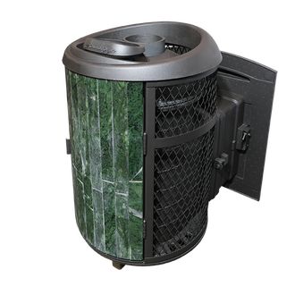 "Атмосфера" Банная печь с комбинированной облицовкой