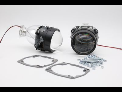 Комплект Mini H1 G6 2.5 дюйма с рамками для замены галогенных линз автомобилей ВАЗ 2110, ВАЗ 2111, ВАЗ 2112 (1997 - 2007. в.)