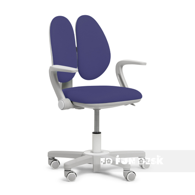 Детское эргономичное вращающееся кресло Fundesk Mente Grey купить в Воронеже