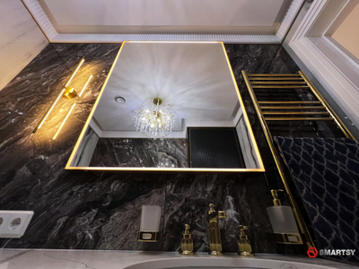 Зеркало с подсветкой и встроенной стерео акустикой Gilded Melody CLA