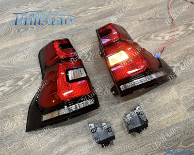 Стопы Toyota Land Cruiser Prado 150 2018+ красные светодиодные