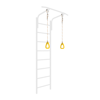 Кольца гимнастические ROMANA