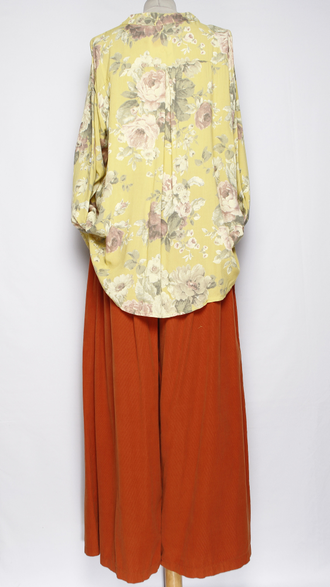 РУБАШКА БОХО "Карман пайетки" розы фуксия, желтая, голубая до р.54