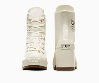 White high heel converse online
