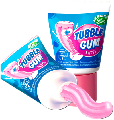 Жидкая жвачка в тюбике Tubble Gum Tutti-Frutti