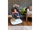 Кресло-качалка 4moms mamaRoo New черная + вкладыш Maroon Plush