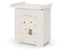 Комод пеленальный Nuovita Stanzione Honey Bear Vaniglia/Ваниль