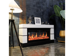 Линейный электрокамин Modern WT-LD с очагом Vision 42 LOG LED