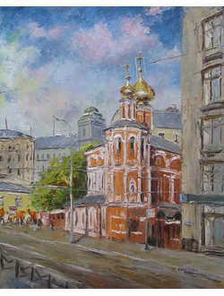 Картина Церковь Всех Святых на Кулишках Круглова Светлана