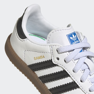 Adidas samba white kids sales